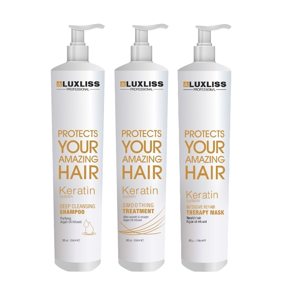 Набор кератин-ботокс 2 в 1 для выпрямления и  восстановления волос Extra Effect Luxliss 200 мл купить интернет-магазине profcosmetic.ru.com